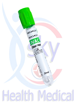 IVAC lithium heparien vacutainer tubes